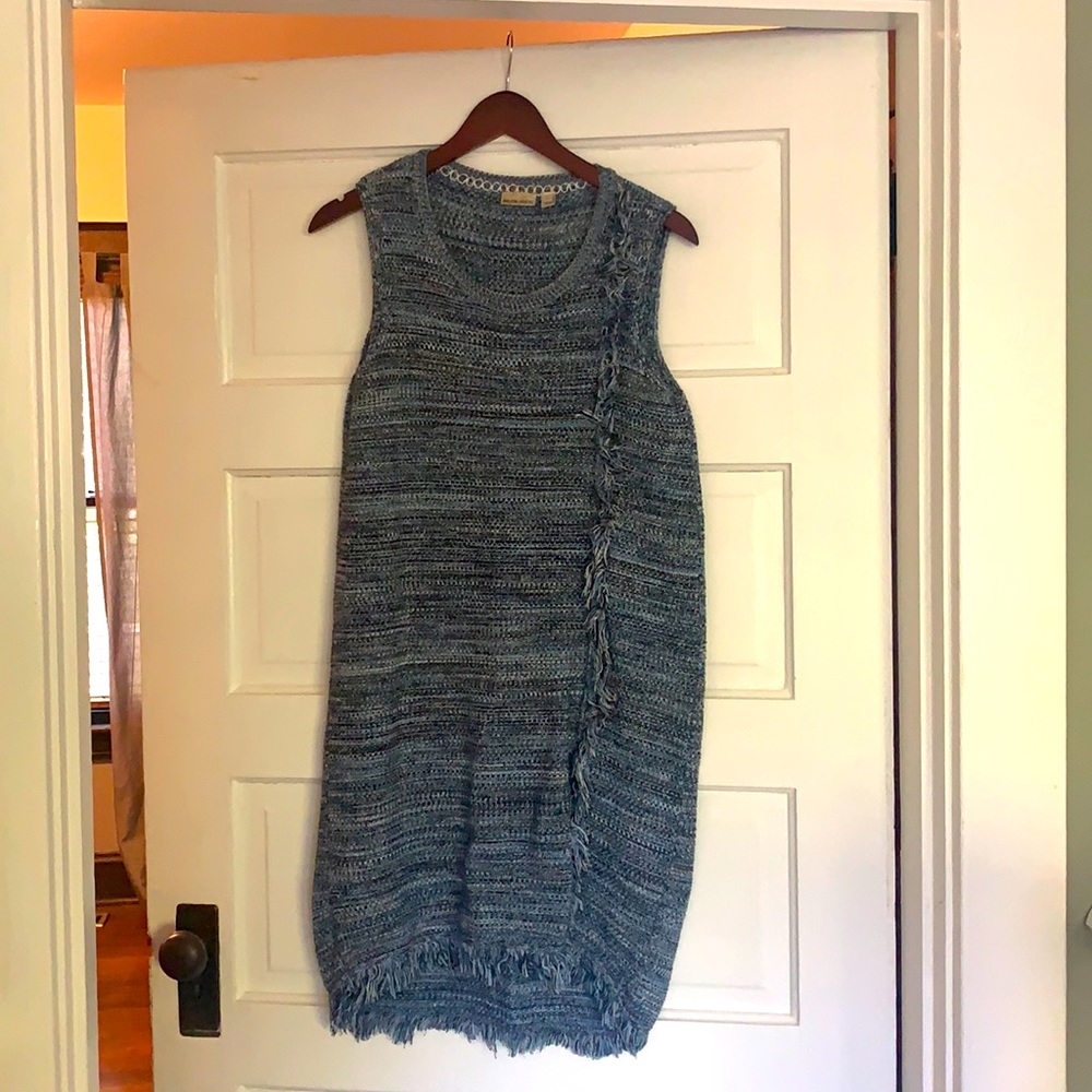 Holding Horses Blue Multi Knit Sweater Dress